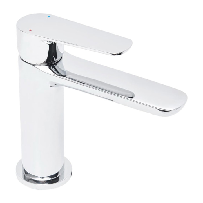 Mood mitigeur lavabo avec levier sans tirette, G3/8, chrome SATBSMOOD271 avec une garantie de 5 ans