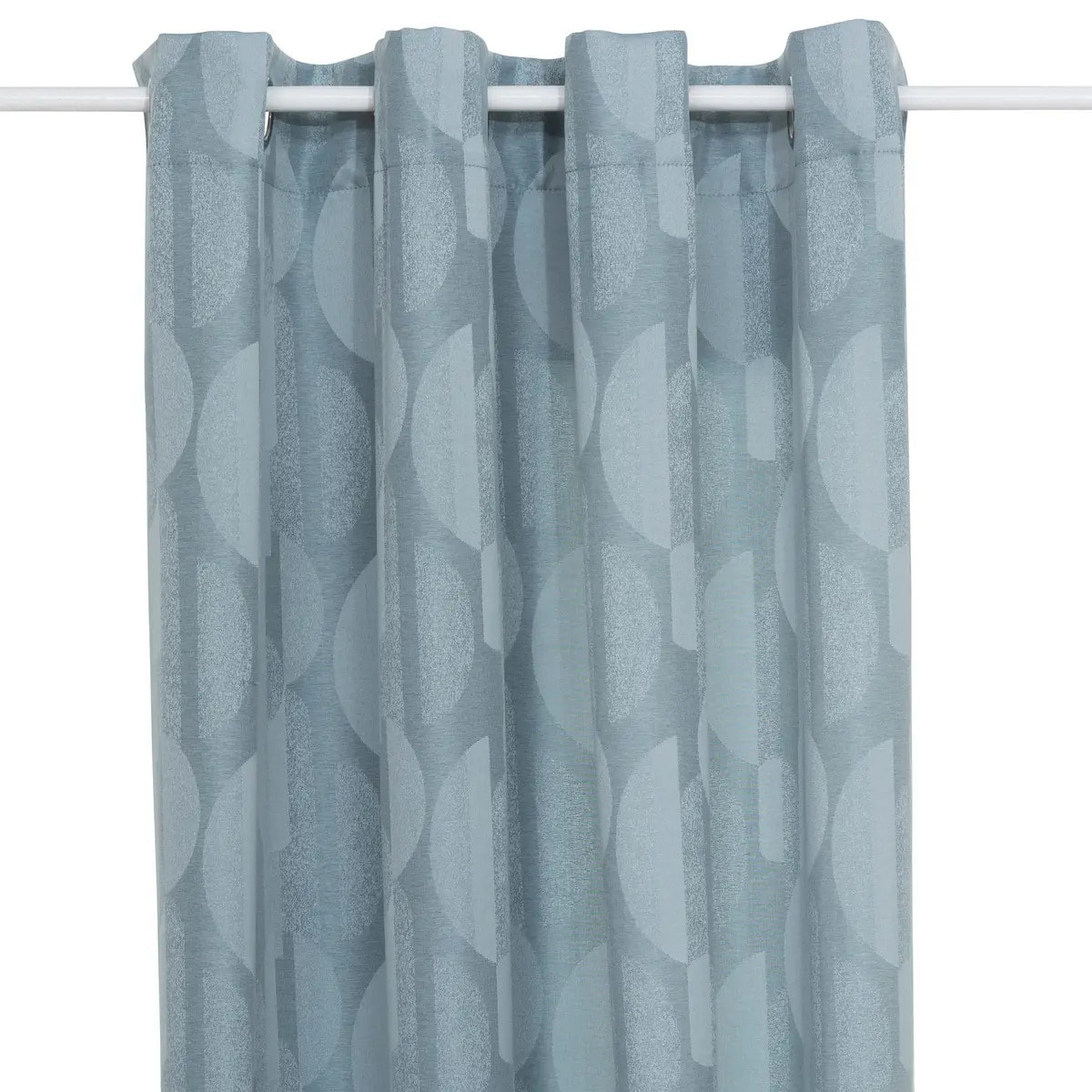 Rideau "Wimbi" jacquard bleu clair 140x260cm