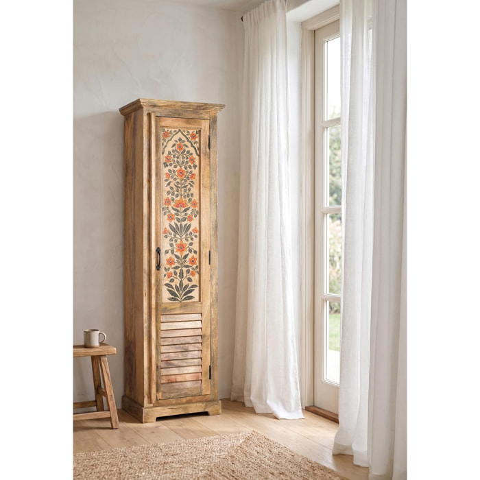 Armario de Madera de Mango 55 Cm Estilo Étnico Colonial