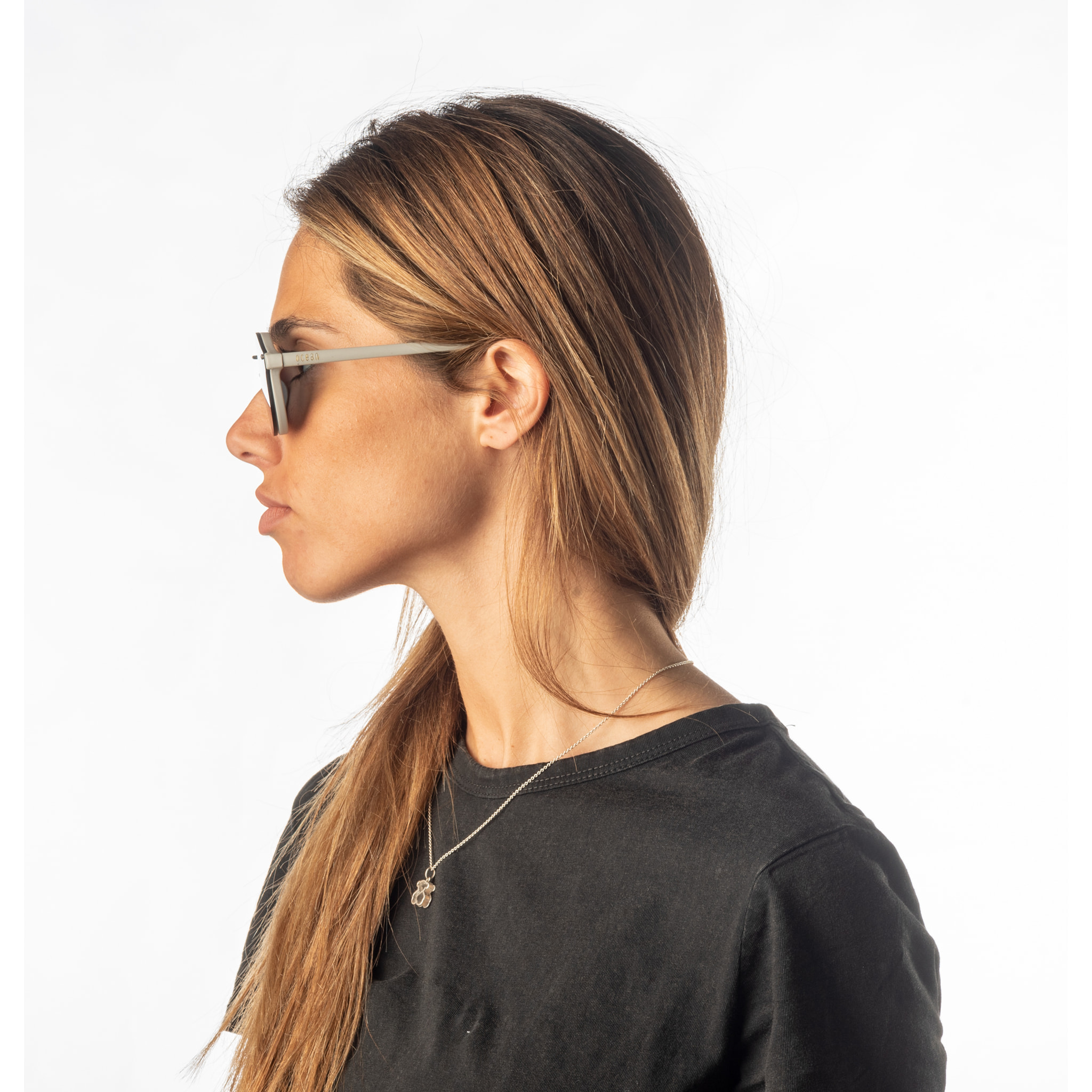 Gafas de sol OCEAN LOIRET - Gris / Plana revo rosa