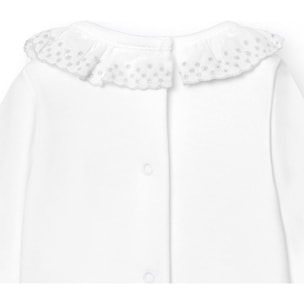 Body bebé manga larga cuello batista