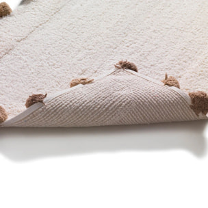 INTRECCI Tappeto bagno antiscivolo 50x80 cm, 100% cotone