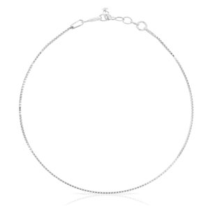 Pulsera de hilos de Plata de Ley 925 con catenado veneciano
