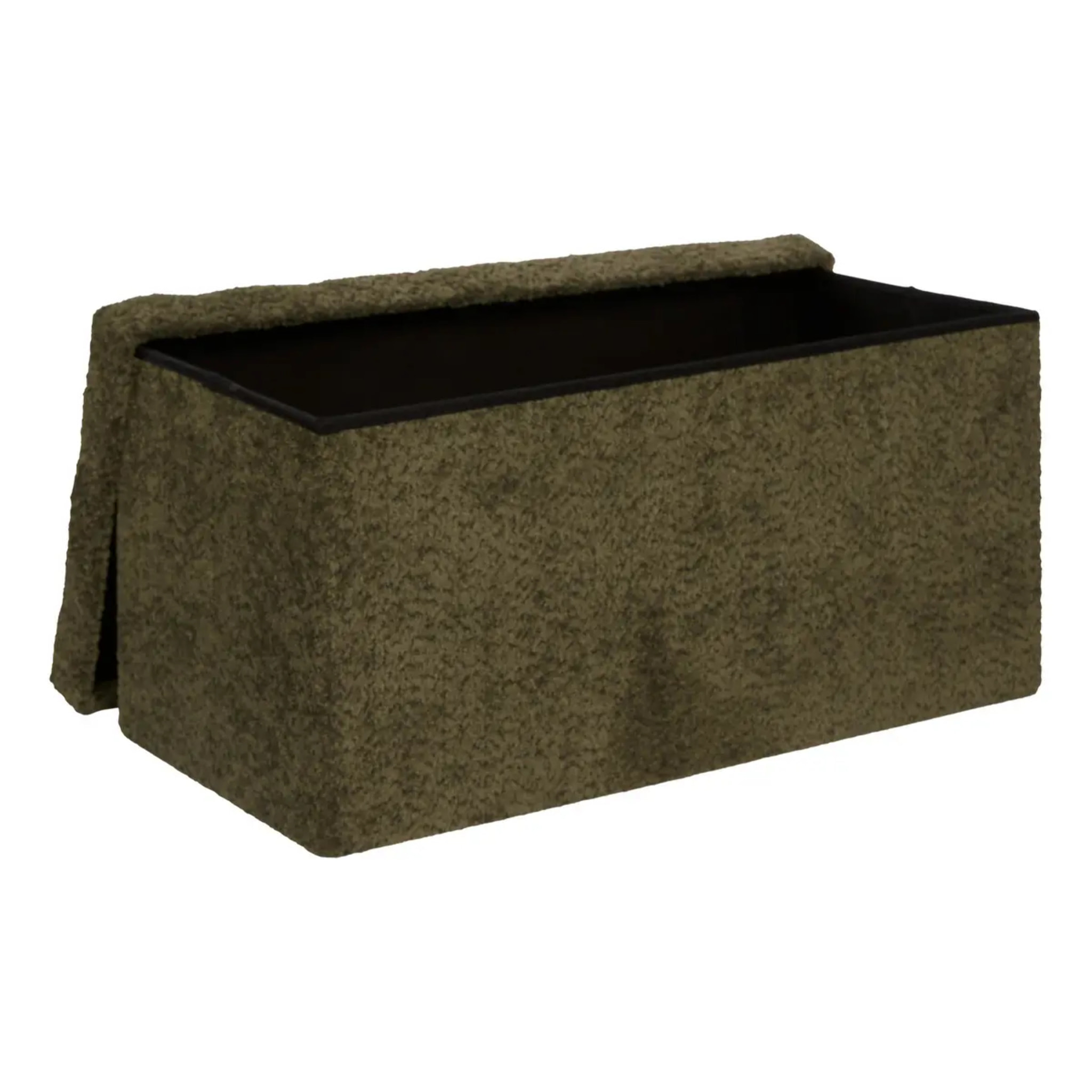 Pouf Pliable Coffre Soana Kaki 76x38cm