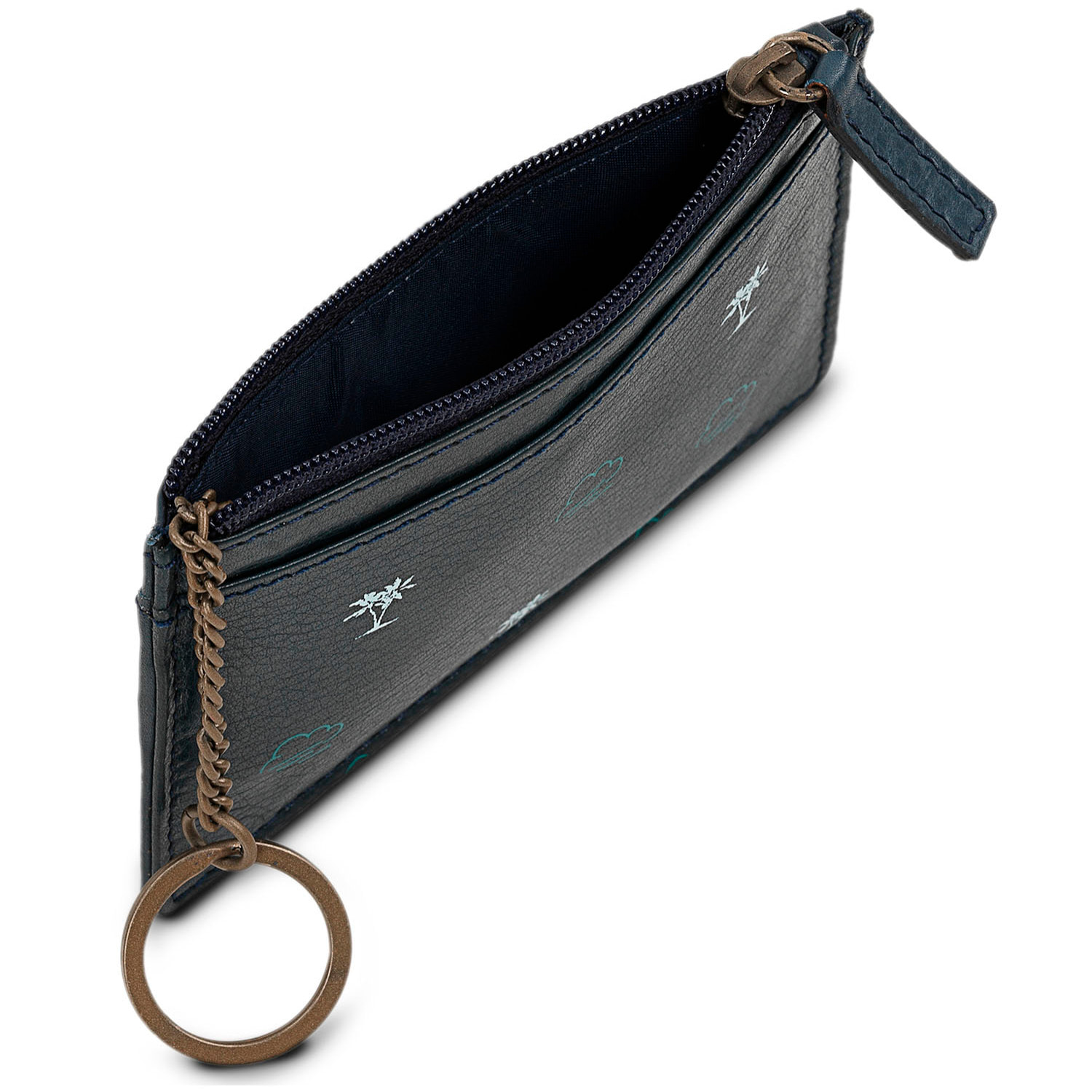 Monedero Piel Hombre Skpat Dundee Azul Marino