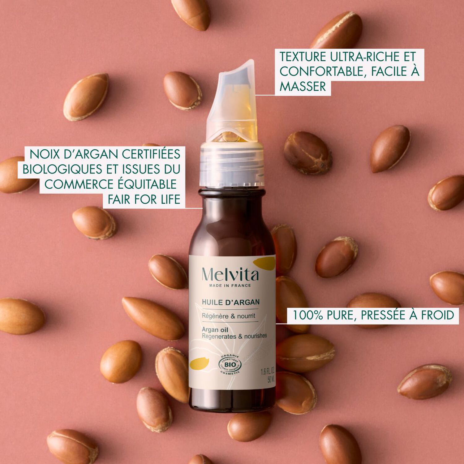 Huile d'Argan  - Nourrissante & Revitalisante