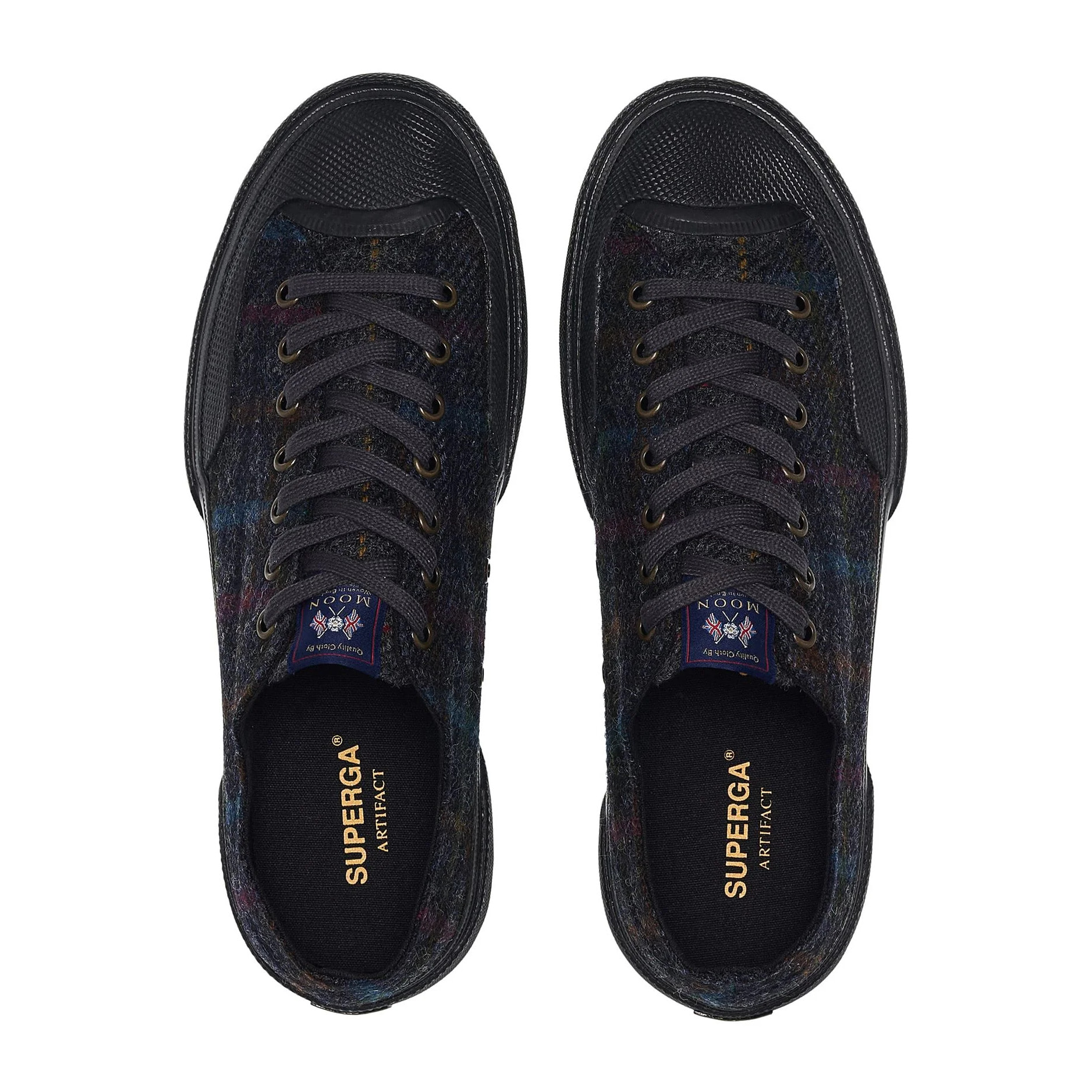 Superga - Sneakers Uomo Donna Marrone - 2432 WORKS WOOL PATCHWORK