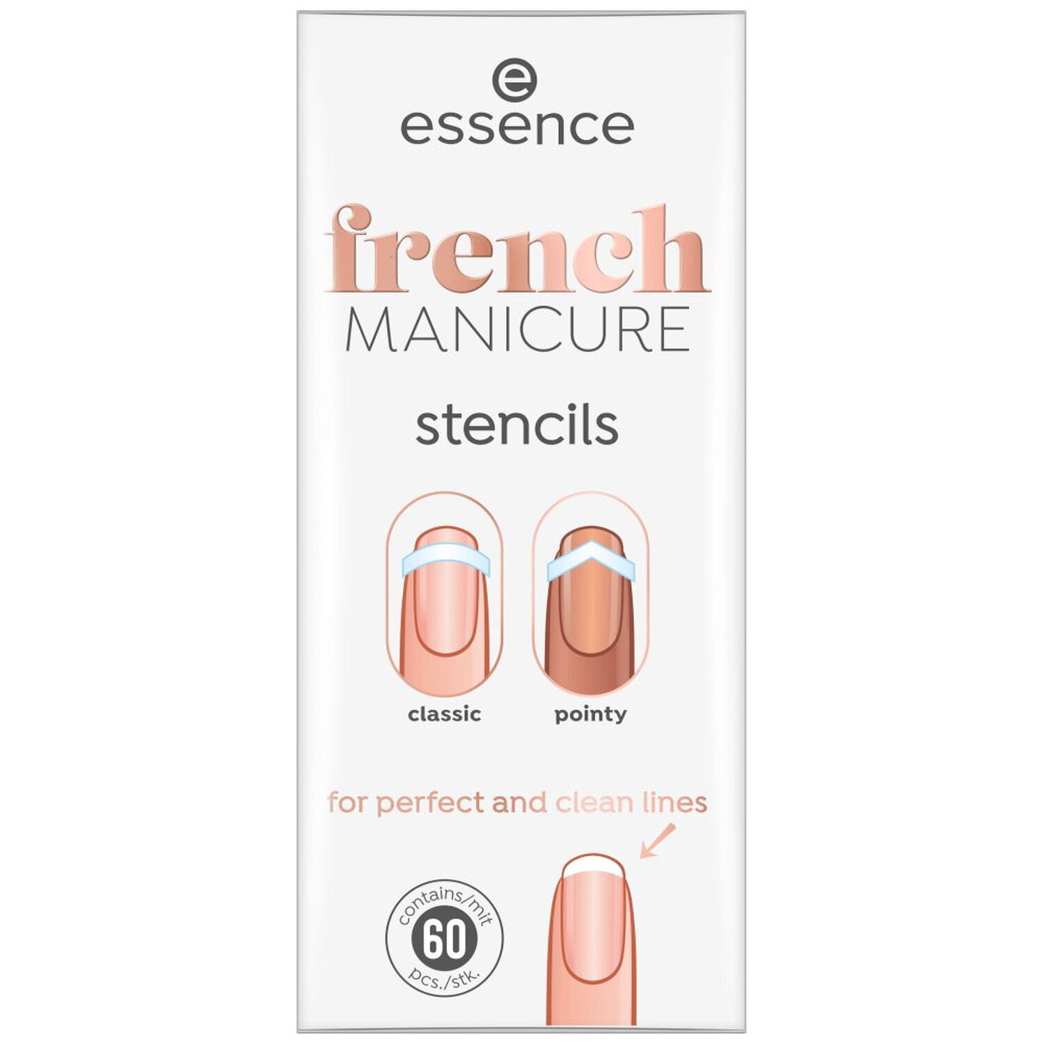 French Manicure Stencils - Pochoirs Pour French Manucure