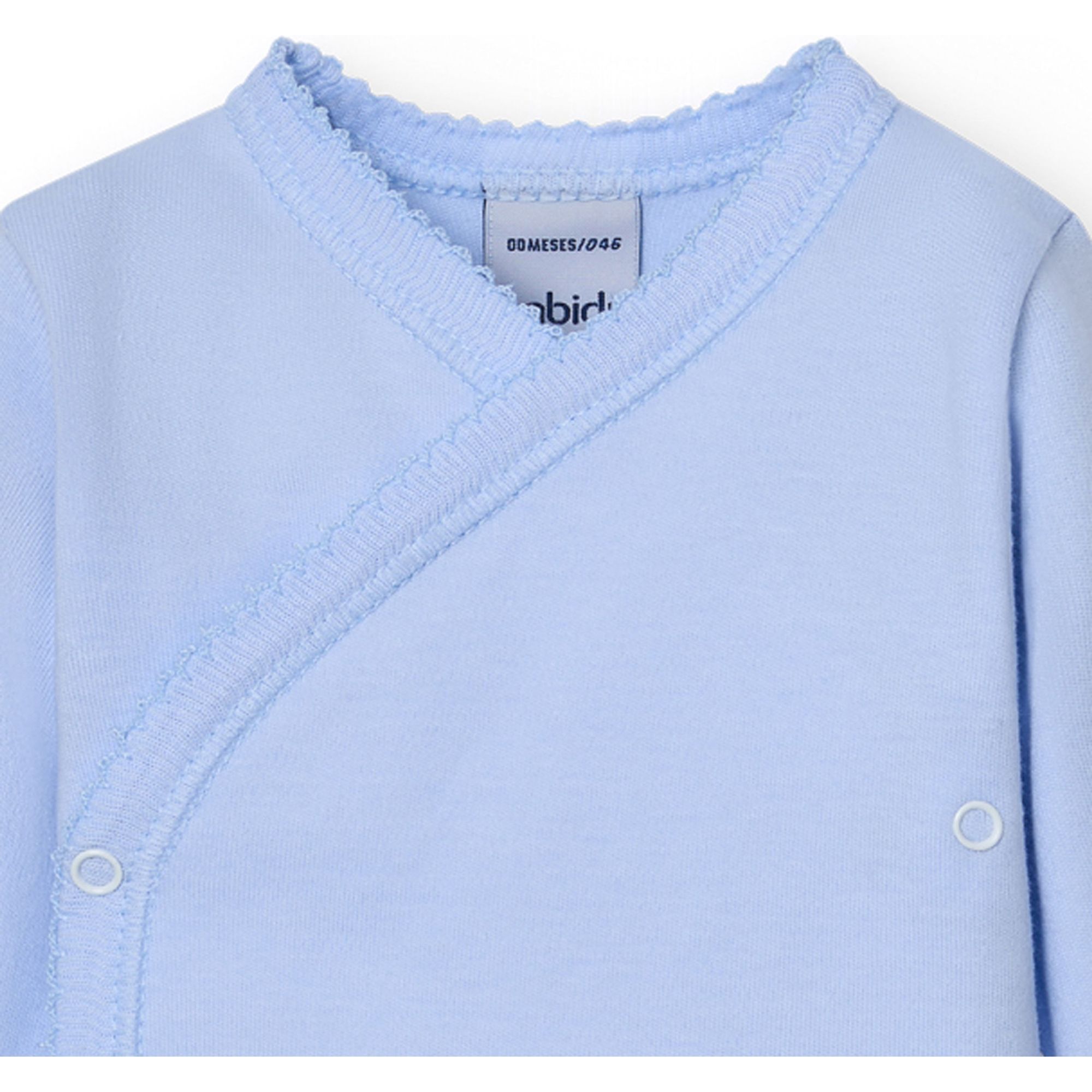 Body cruzado bebé manga larga algodón