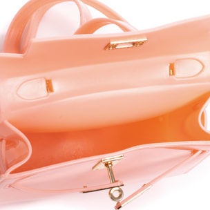 Villacidro borsa a mano Tote mini in PVC.