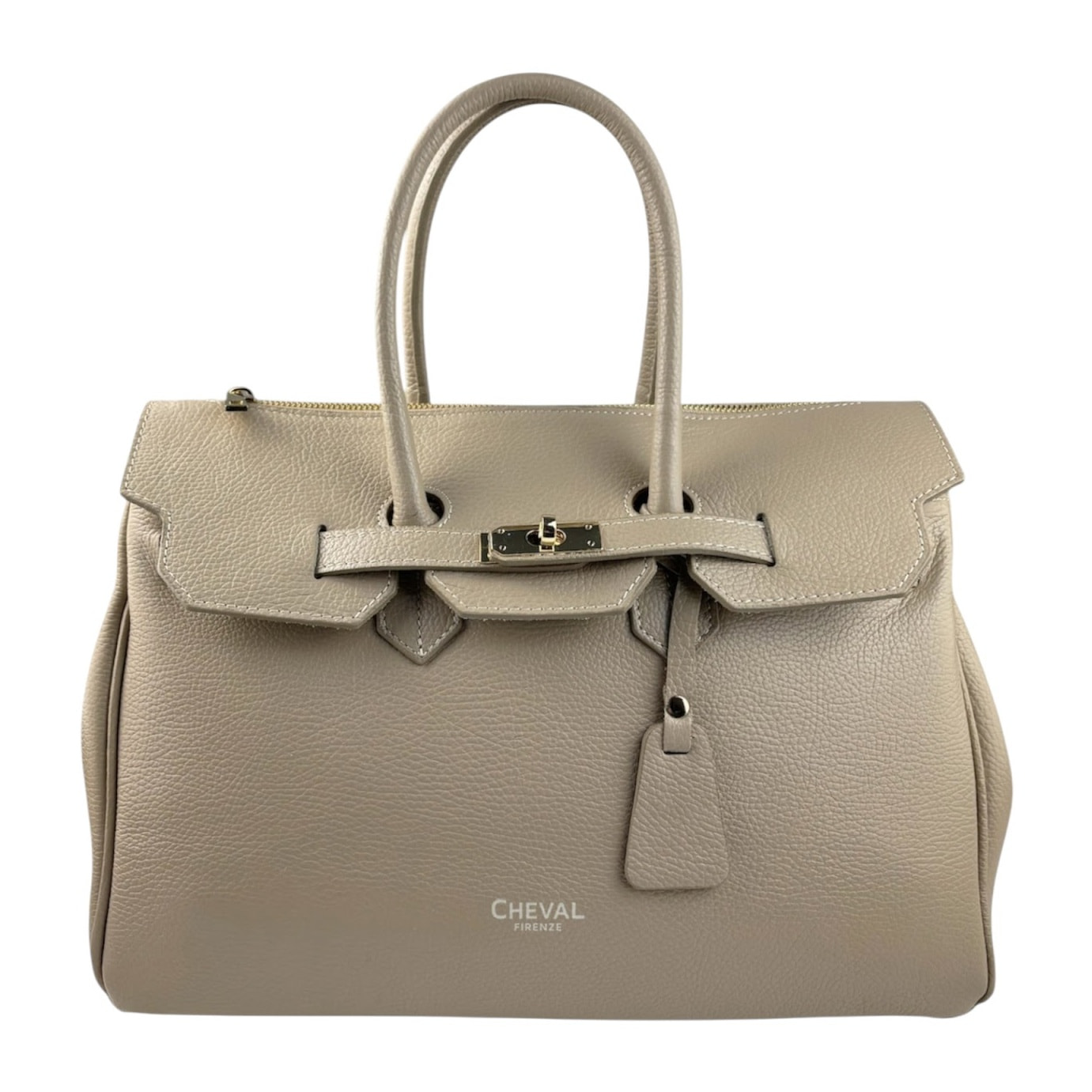 Bolso de mano Cheval Firenze Genevieve Gris Pardo