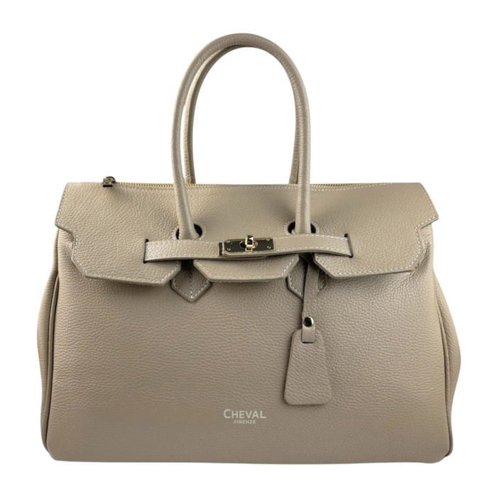 Bolso de mano Cheval Firenze Genevieve Gris Pardo