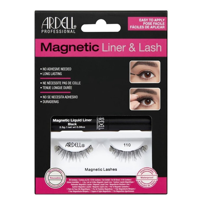 Magnetic Liquid Liner & Lash - Kit Faux Cils Eyeliner Magnétique 110
