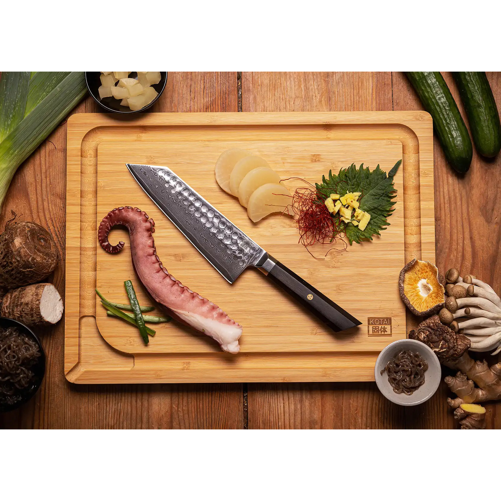 Set di coltelli di base (3 pezzi) - Collezione Bunka Damasco