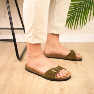 SANDALIA BABUNKERS VERDE