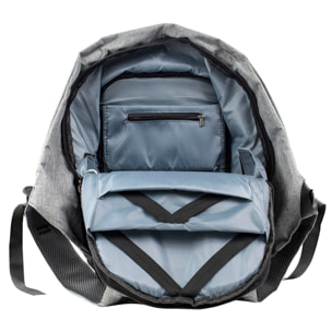 mochila antirrobo gris jean claude olivier