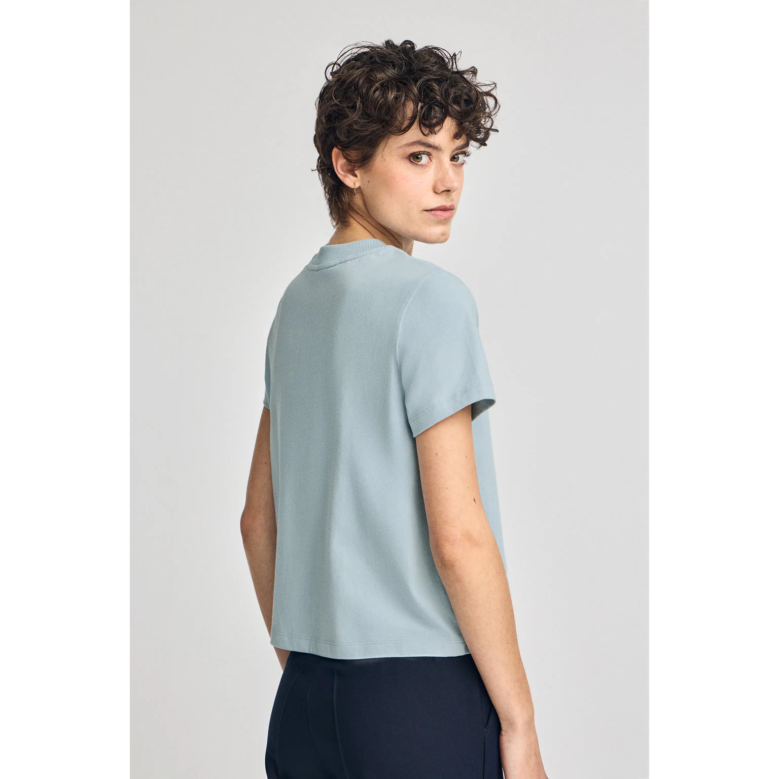 Camiseta Diamond azul claro con print foil Polo Club