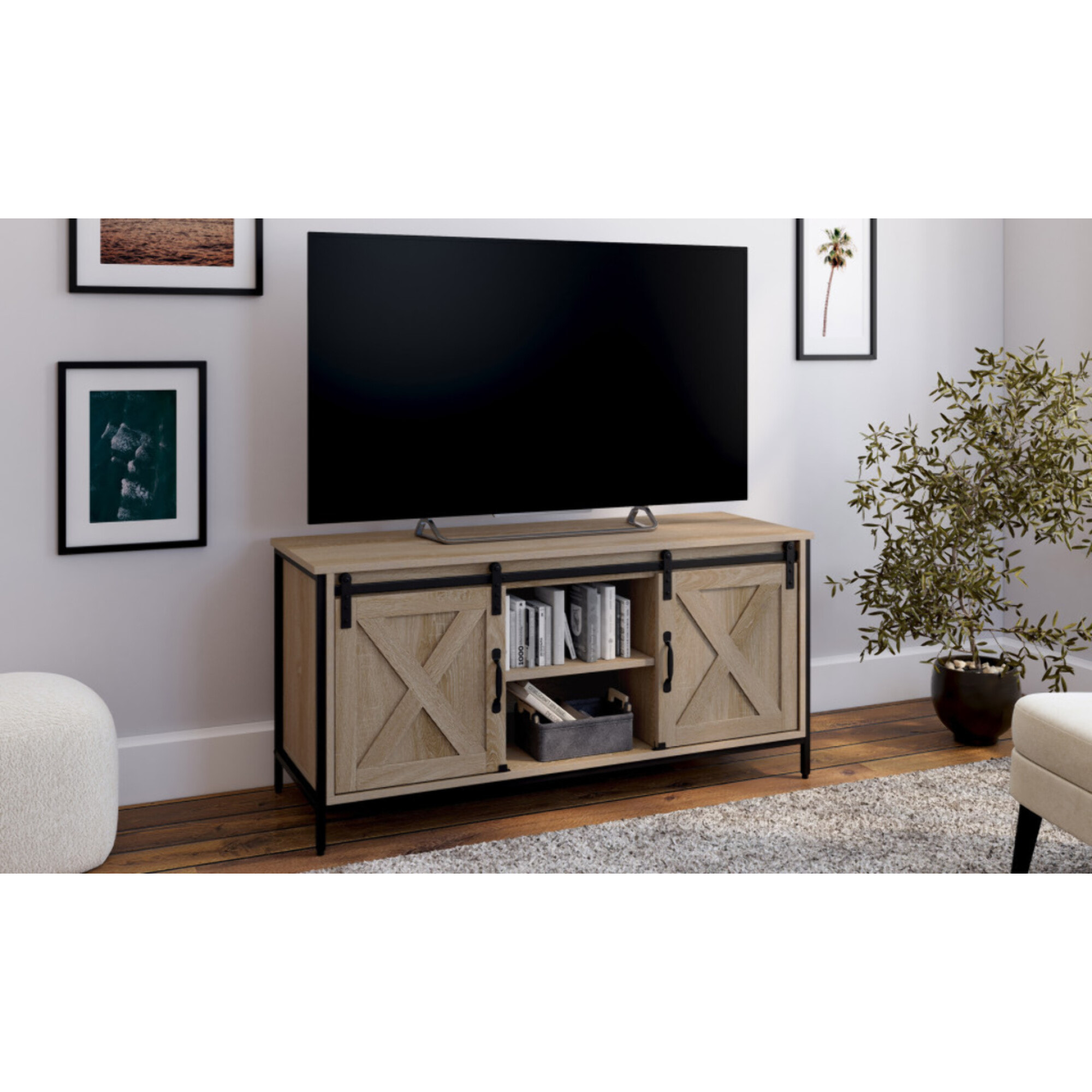 Meuble TV Cheyenne 2 portes L113cm