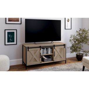 Meuble TV Cheyenne 2 portes L113cm