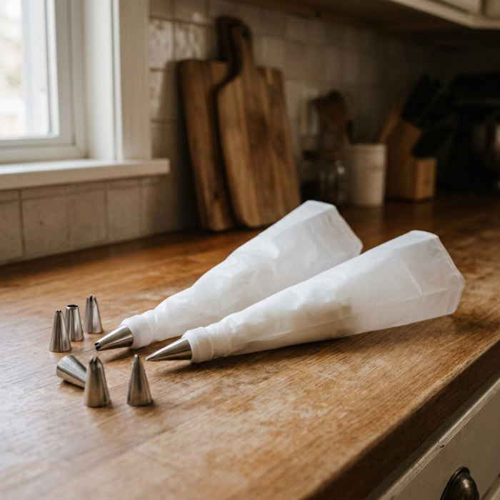 Set de 2 poches à douille avec embouts Zenker Smart Pastry