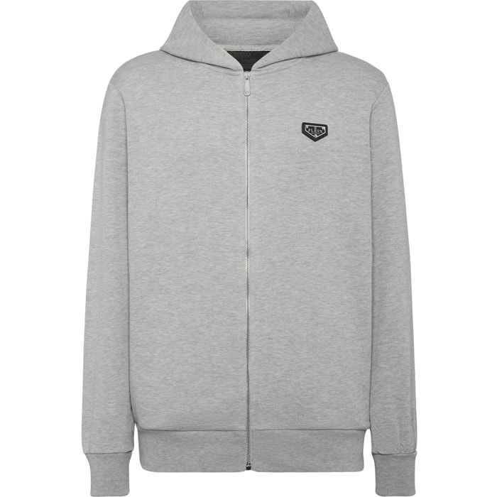 PHILIPP PLEIN Hooded Sweatjacket ICONIC PLEIN