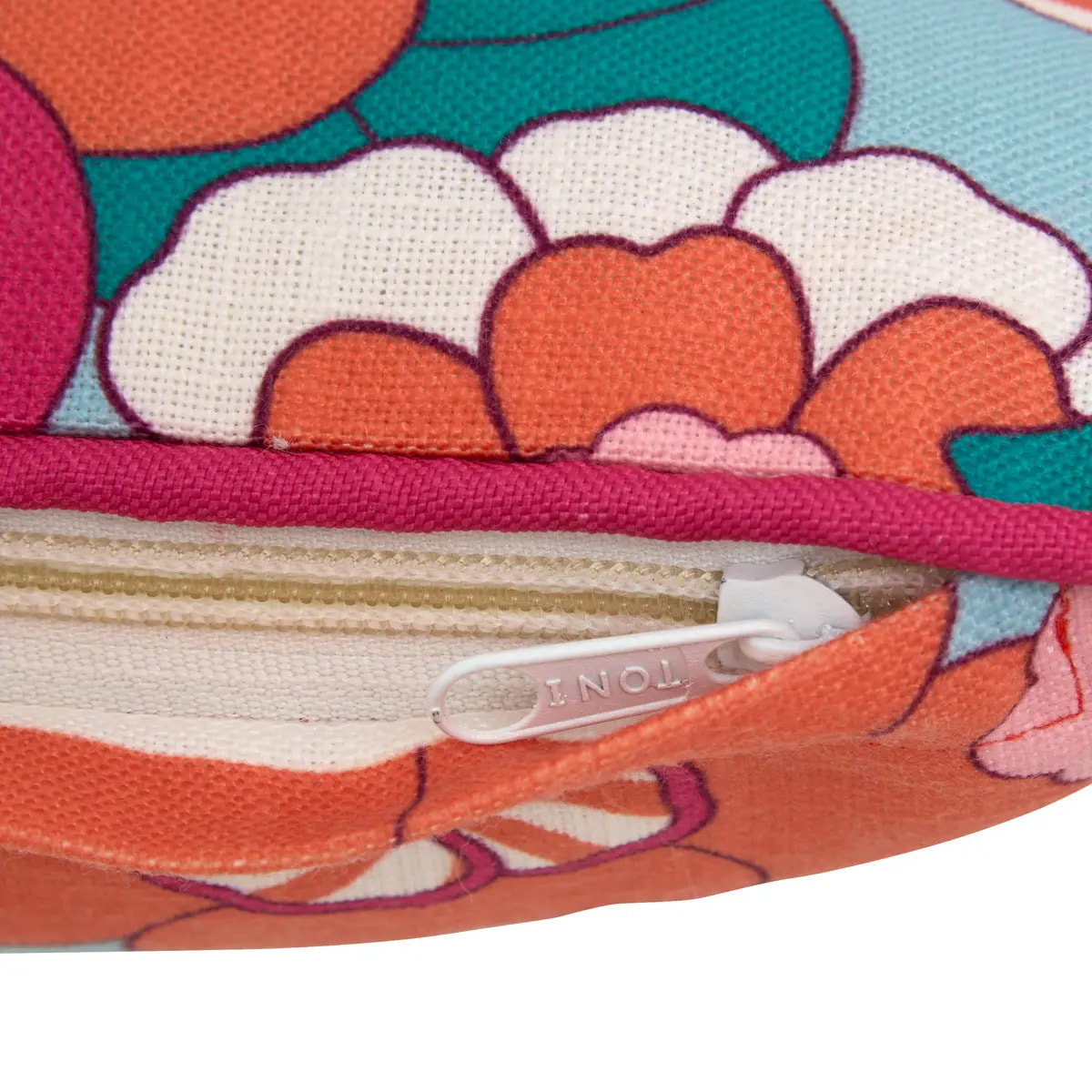 Coussin d'extérieur Cha cha pop 40x40cm bleu