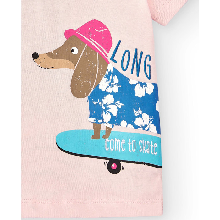 Camiseta de niño rosa