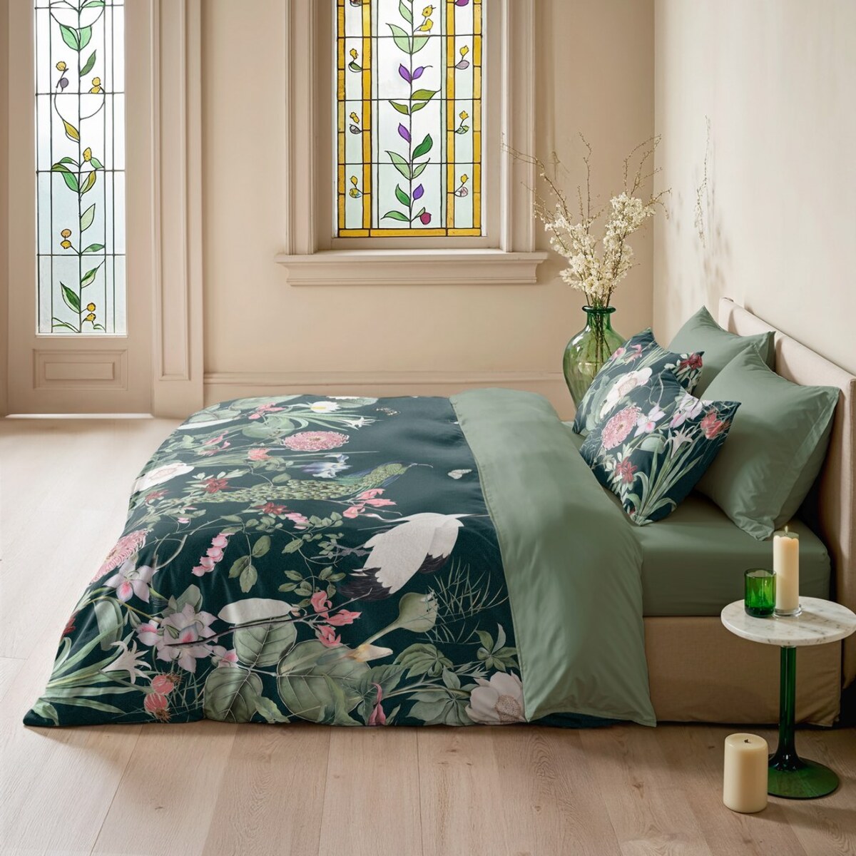 Housse de couette bandai vert