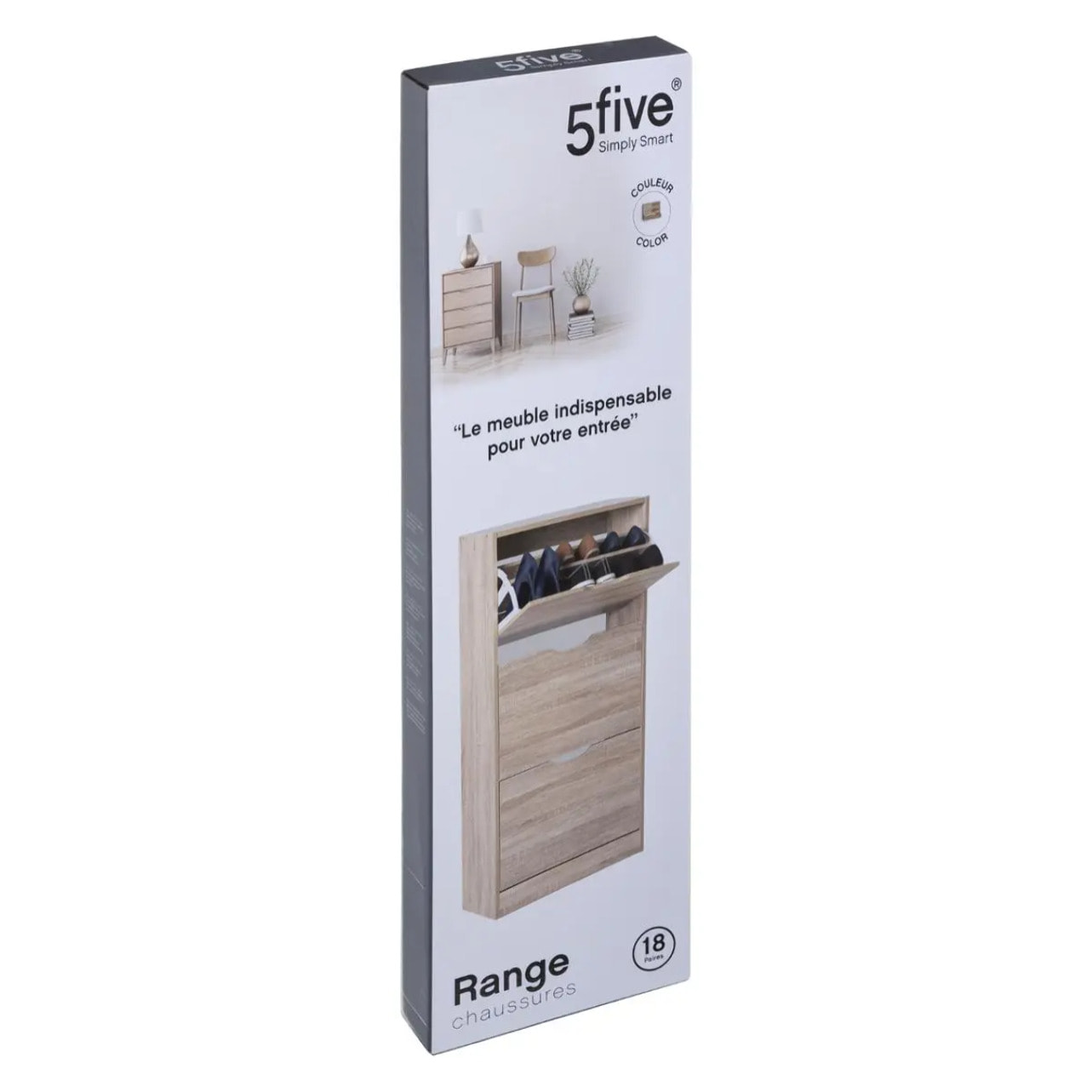 Meuble range-chaussures 3 tiroirs blanc