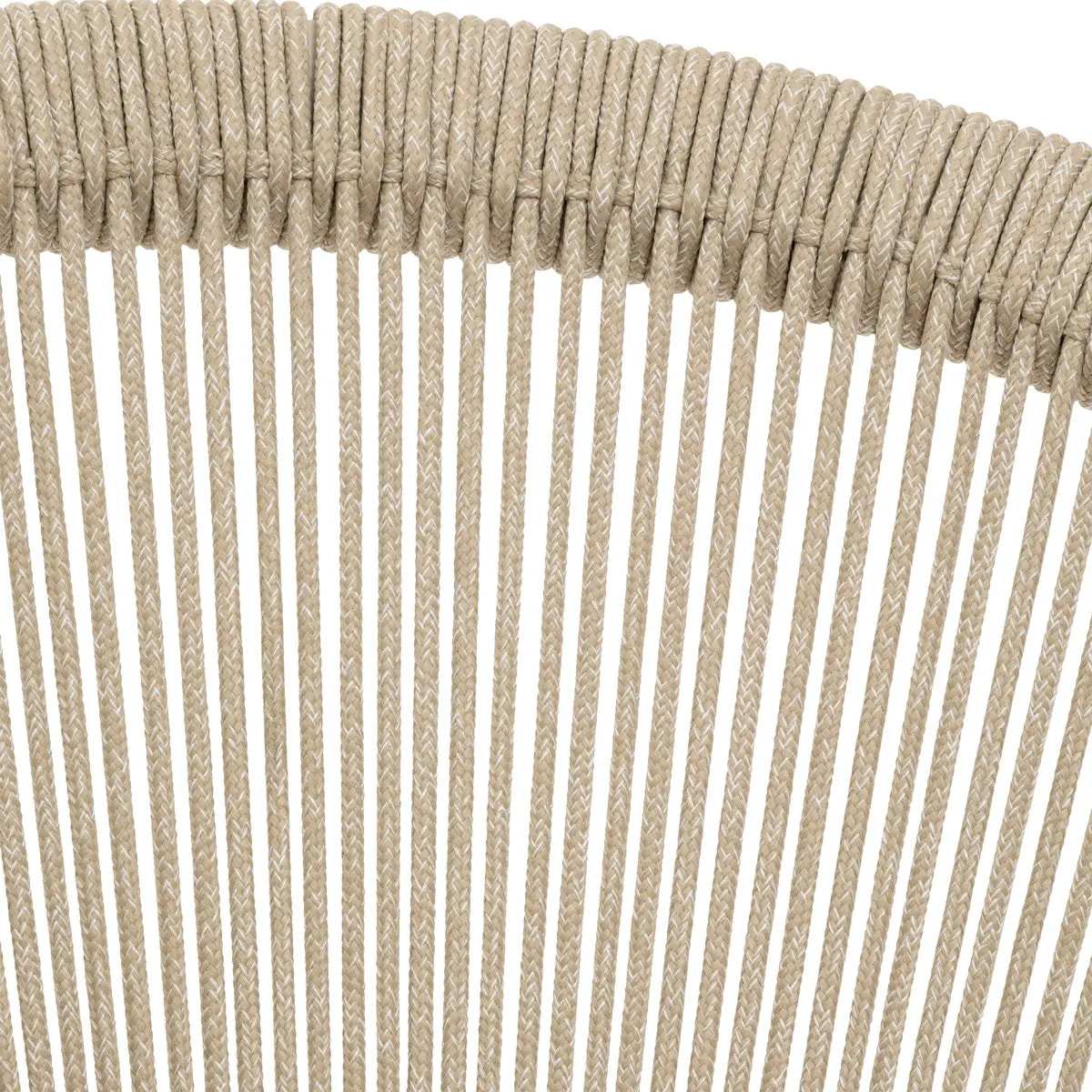 Fauteuil de jardin empilable "Riu" argile & beige aluminium