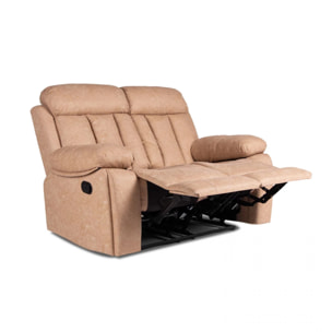 Sofá relax 2 plazas Kendal Beige