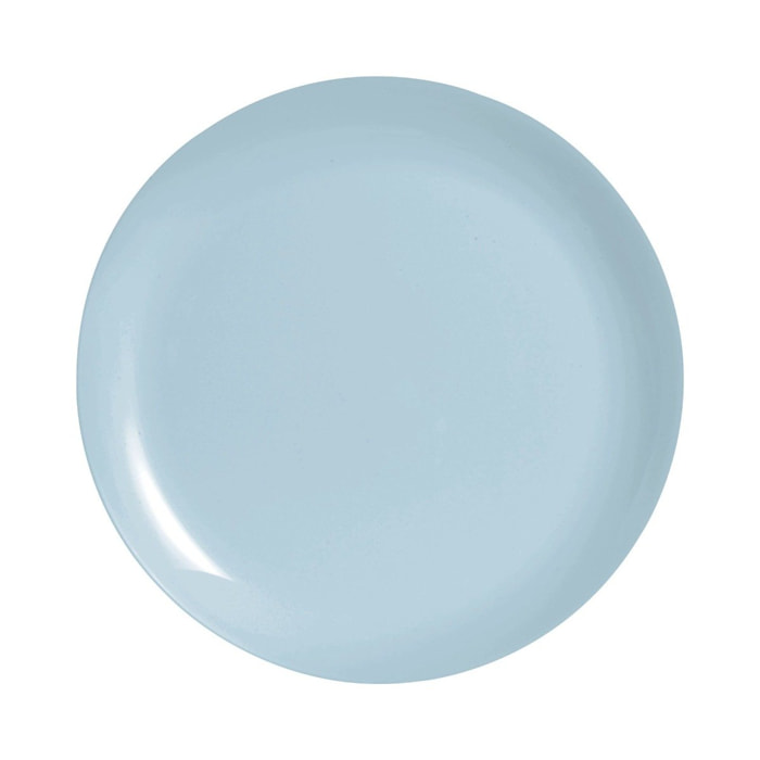 6 assiettes plates 25cm Diwali Paradise Blue - Luminarc