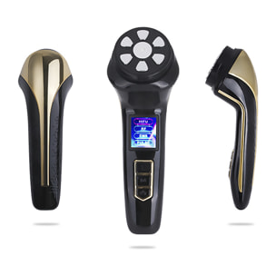 Instrumento de cuidado de la piel 4 en 1: EMS, radiofrecuencia, ultrasonidos, pulsos.