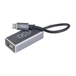 DCU Plata / Adaptador USB-C (M) a ethernet (H) 20cm