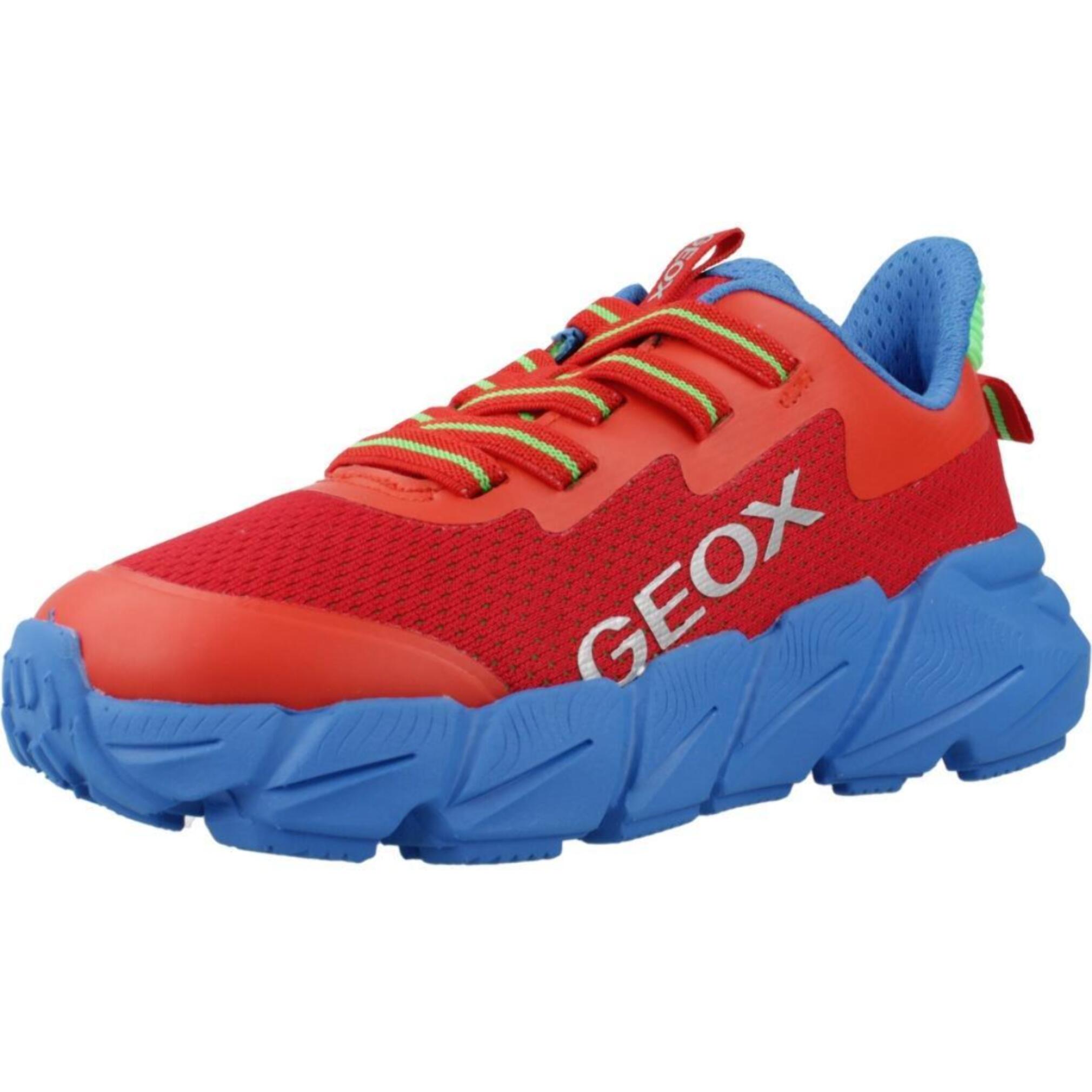 Zapatillas Niño de la marca GEOX  modelo J FLEXYPER FAST BOY ROJO