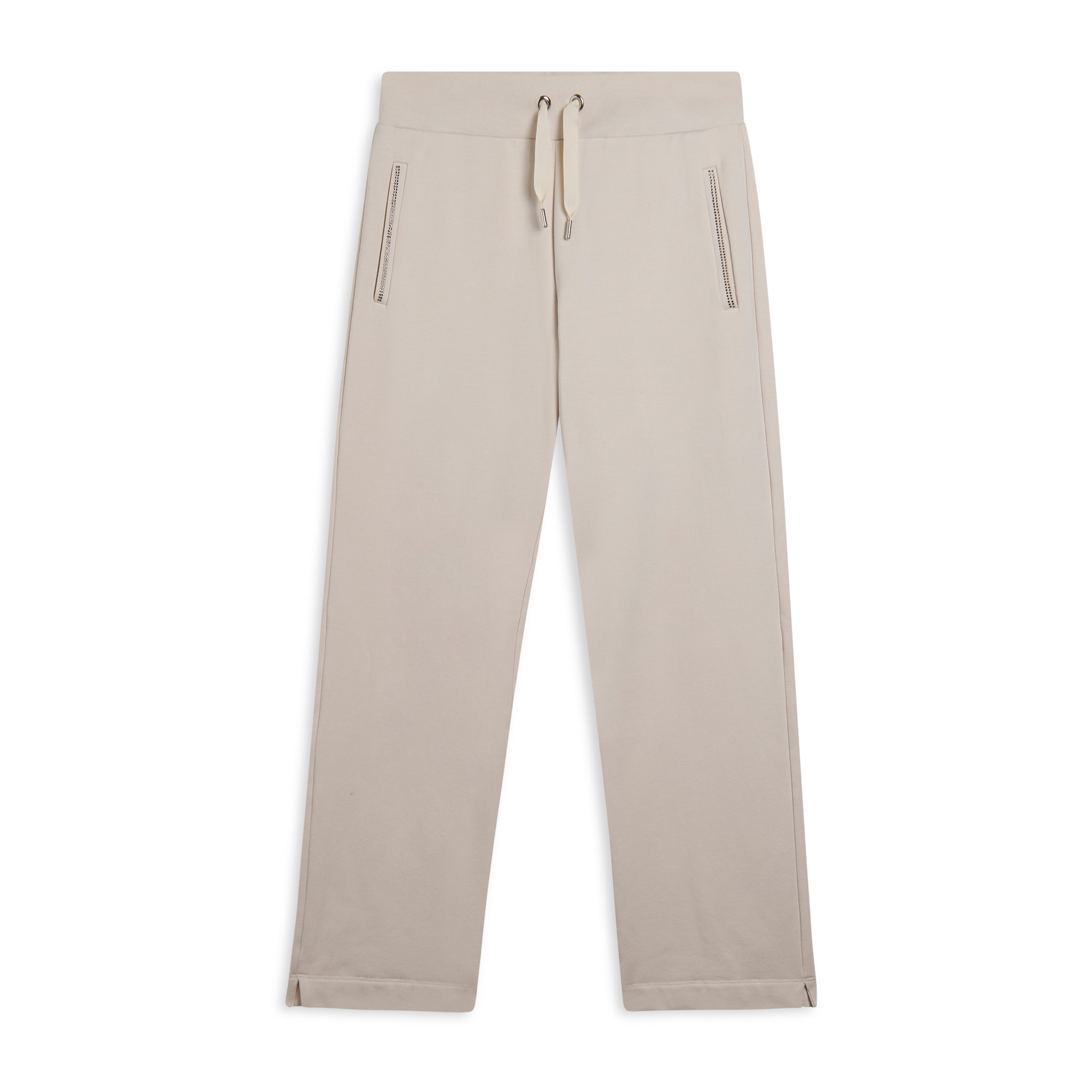 Pantaloni sportivi con gamba dritta e dettagli luminosi