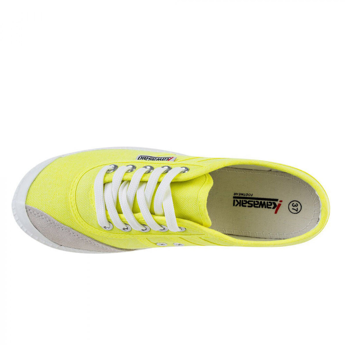 KAWASAKI Original Neon Canvas Shoe K202428 5001 Safety Yellow