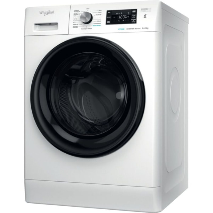 Lave linge séchant hublot WHIRLPOOL FFWDB864369BVFR