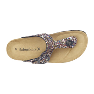 SANDALIA GRANADA BABUNKERS NEGRO