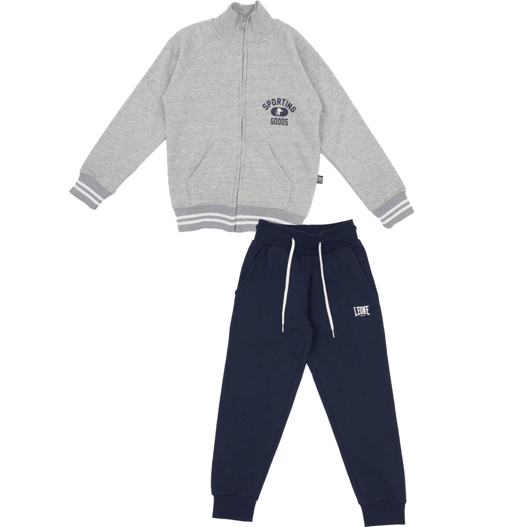 Chándal infantil con cuello y estampado 'Sporting' College