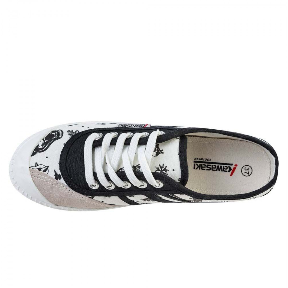 KAWASAKI Tattoo Canvas Shoe K202420 1002 White