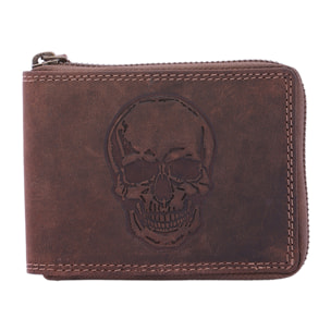 Portafoglio  da uomo In Vera pelle Made in Italy 9,5x12,5x2,5 cm