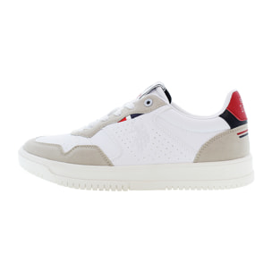 Sneakers U.S. Polo Assn. bianco-rosso