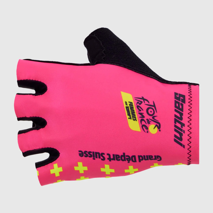 Tour De France Femmes Avec Zwift Grand Départ Suisse Gants - Fuchsia