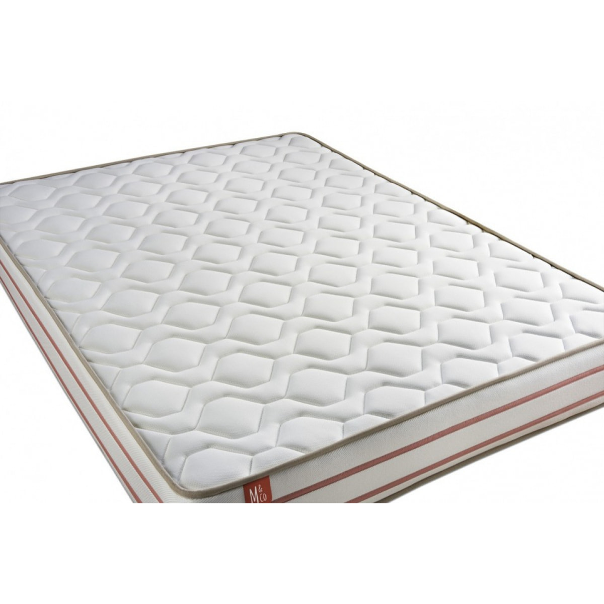 Pack matelas LE DOUX - Mémoire de forme - Ep. 24 + sommier kit Beige