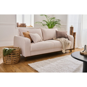 Albane - canapé 3 places - en velours côtelé - Beige