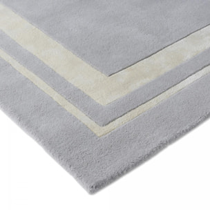 Tapis salon et chambre fait main en laine motif simple CHICDOUJ
