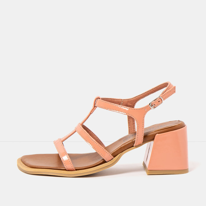 Sandalias con tacón 2011 NAPPA SHINNY FLAMINGO / VERONA color Flamingo