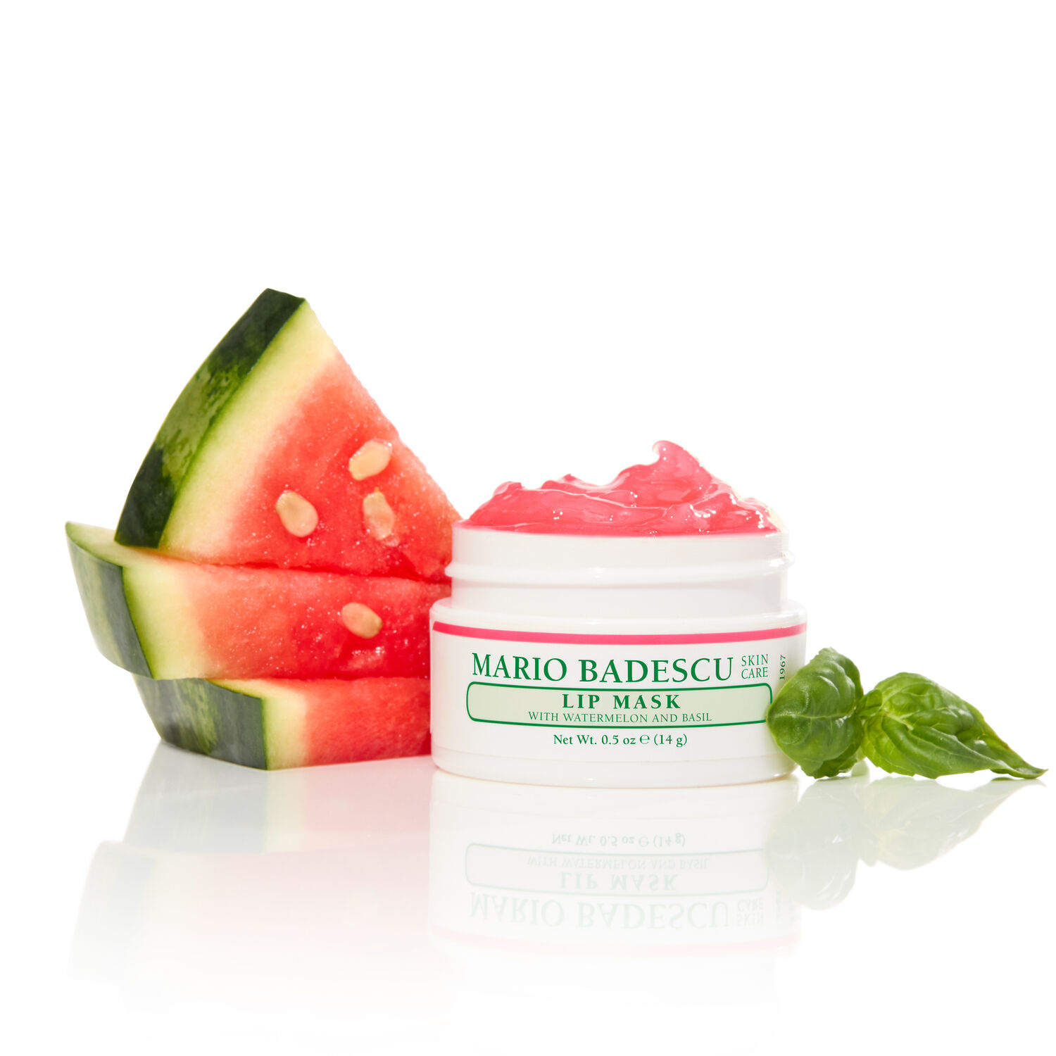 Lip Mask with Watermelon & Basil - Masque lèvres à la pastèque et au basilic