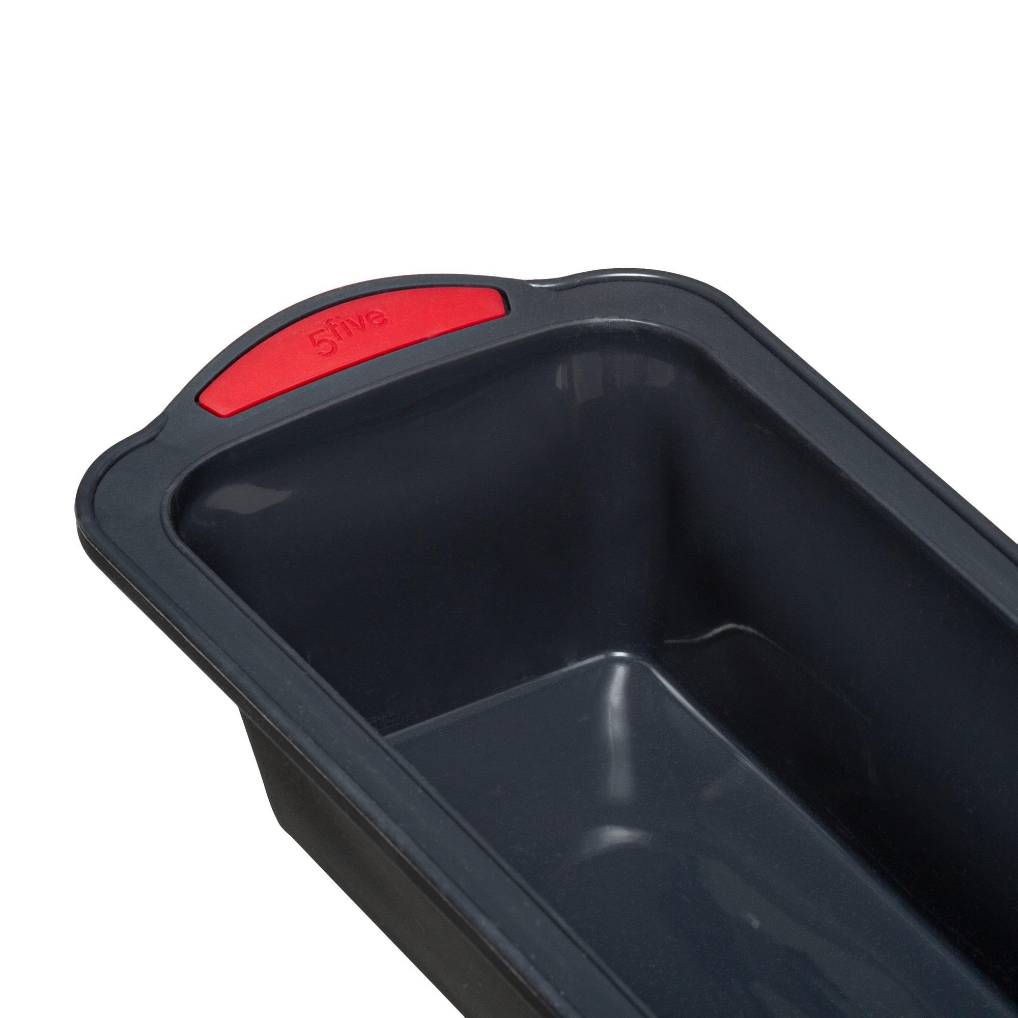 Silitop" molde de silicona para tartas negro rojo